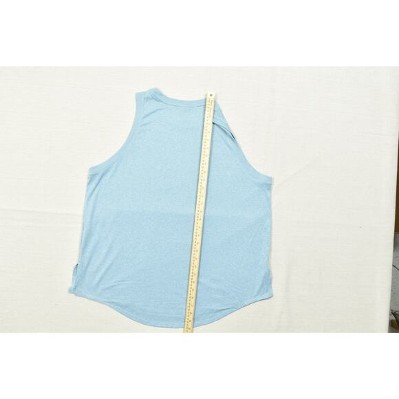 Nike Dri-FIT Women's Blue The Nike Tee Tank Top Plus Size 1X Gym Run Yoga - Picture 6 of 8